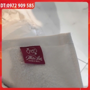 CUNG CẤP KHĂN DỆT TEM CHO KS MỘC LAN