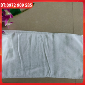 KHĂN MẶT, KHĂN QUẤN ĐẦU 35*85cm TL 100gr B MÀU TRẮNG