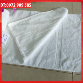 KHĂN MẶT, KHĂN QUẤN ĐẦU 35*85cm TL 130gr B MÀU TRẮNG