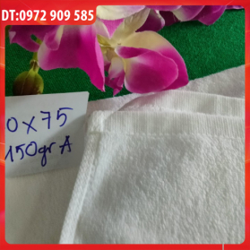 KHĂN MẶT, KHĂN QUẤN ĐẦU 40*75cm TL 160gr A MÀU TRẮNG