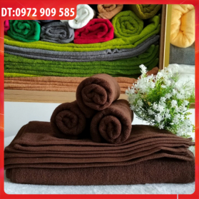 KHĂN MẶT, KHĂN QUẤN ĐẦU COTTON 34*80cm TL 100gr NÂU ĐẬM (SỐ 12) KHĂN MẶT, KHĂN QUẤN ĐẦU COTTON 34*80cm TL 100gr NÂU ĐẬM (SỐ 12)