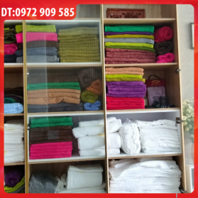 KHĂN MẶT, KHĂN QUẤN ĐẦU COTTON 34*80cm TL 100gr XANH ĐẬM (SỐ 5)