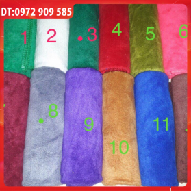 KHĂN MẶT MICROFIBER 34*75 TL 100GR