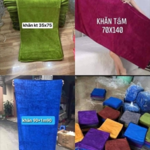 KHĂN MICROFIBER - Bộ khăn Spa Giá rẻ