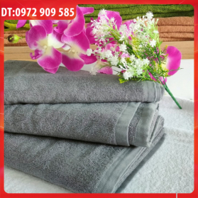 KHĂN TẮM, KHĂN BODY COTTON 70*140 TL 400gr XÁM TRẮNG (SỐ 9) KHĂN TẮM, KHĂN BODY COTTON 70*140 TL 400gr XÁM TRẮNG (SỐ 9)