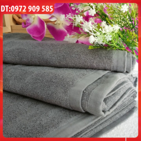 KHĂN TẮM, KHĂN BODY COTTON 70*140 TL 400gr XÁM TRẮNG (SỐ 9) KHĂN TẮM, KHĂN BODY COTTON 70*140 TL 400gr XÁM TRẮNG (SỐ 9)
