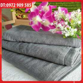 KHĂN TẮM, KHĂN BODY COTTON 70*140 TL 400gr XÁM TRẮNG (SỐ 9) KHĂN TẮM, KHĂN BODY COTTON 70*140 TL 400gr XÁM TRẮNG (SỐ 9)