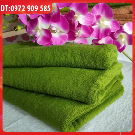 KHĂN TẮM, KHĂN BODY COTTON 70*140 TL 400gr XANH ĐẬM (SỐ 5)