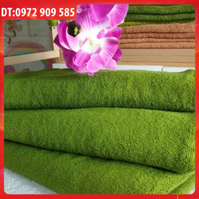 KHĂN TẮM, KHĂN BODY COTTON 70*140 TL 400gr XANH ĐẬM (SỐ 5)