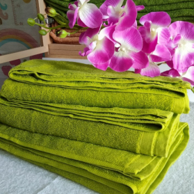 KHĂN TẮM, KHĂN BODY COTTON 70*140 TL 400gr XANH LÁ MẠ (SỐ 3) KHĂN TẮM, KHĂN BODY COTTON 70*140 TL 400gr XANH LÁ MẠ (SỐ 3)