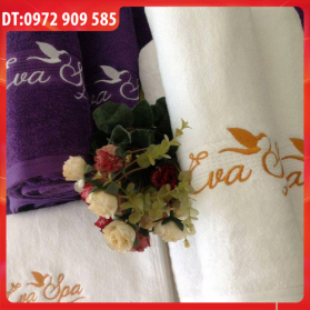 KHĂN TẮM MÀU TRẮNG 60*120