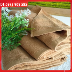 KHĂN TRẢI GIƯỜNG COTTON 90*190 TL 750gr NÂU NHẠT (SỐ 11) KHĂN TRẢI GIƯỜNG COTTON 90*190 TL 750gr NÂU NHẠT (SỐ 11)