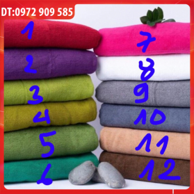KHĂN TRẢI GIƯỜNG COTTON 90*190 TL 750gr HỒNG (Số 7)